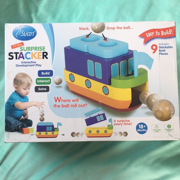 SS Ahoy Surprise Stacker Boat Toy - Picture 1 of 2